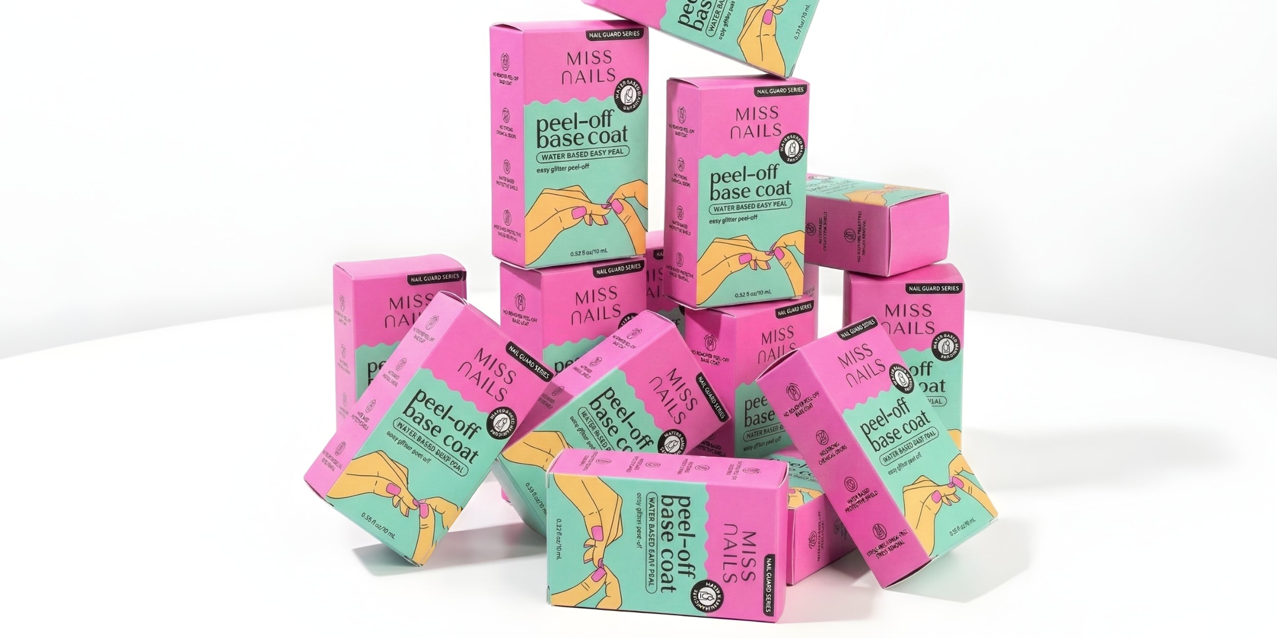 Peel-off base coat - No Commitment, No Drama!