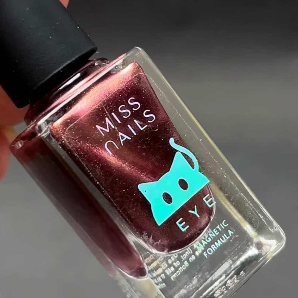 Non-UV Cat Eye Magnetic Nail Polish - (Red Emerald)