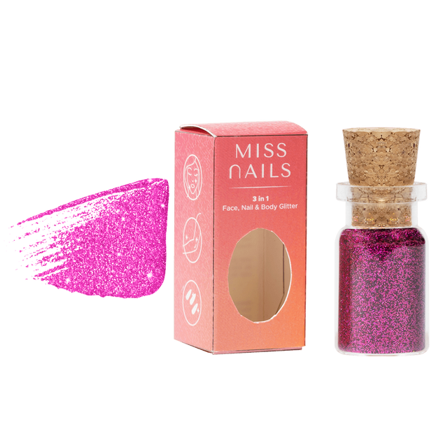 Miss Nails 3 in 1 Glitter - ( Love at first Sight 10  )
