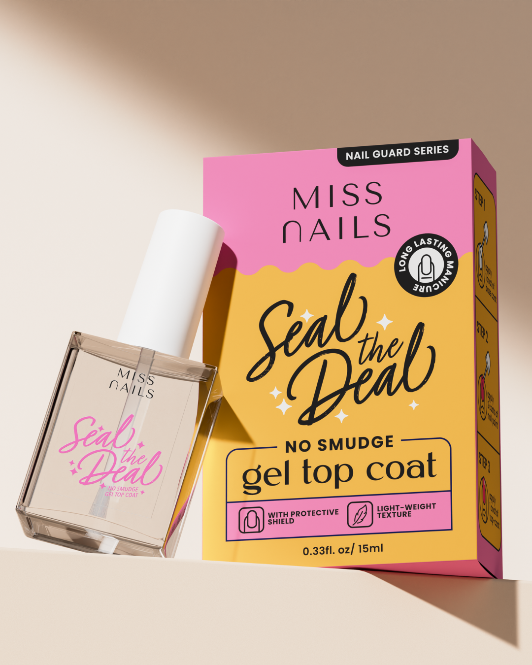 Seal the deal No Smudge Gel Top Coat 15 mL