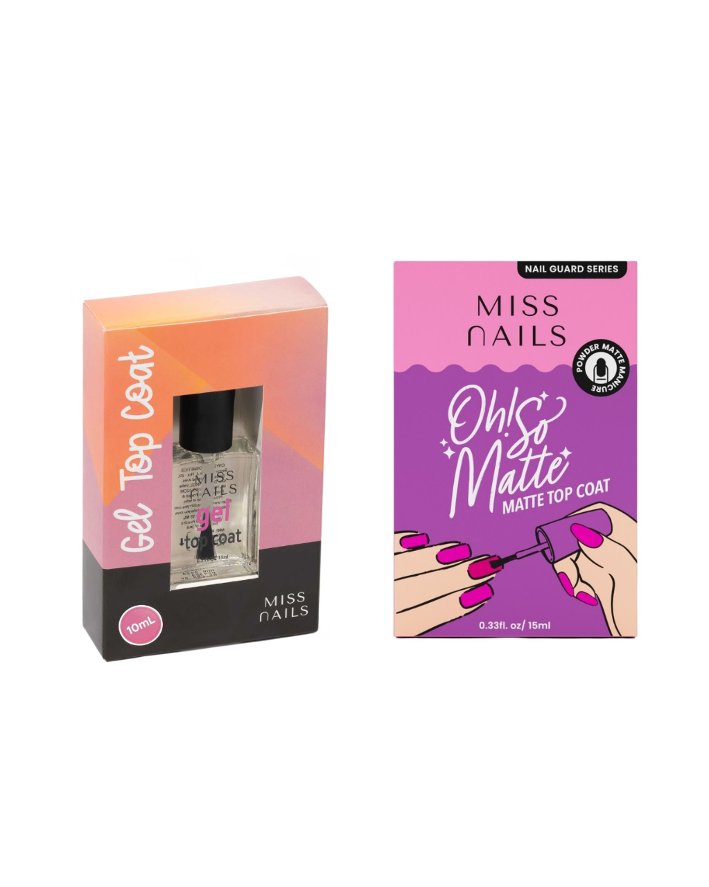 Gel & Oh So Matte Top Coat (10 ml and 15 ml)