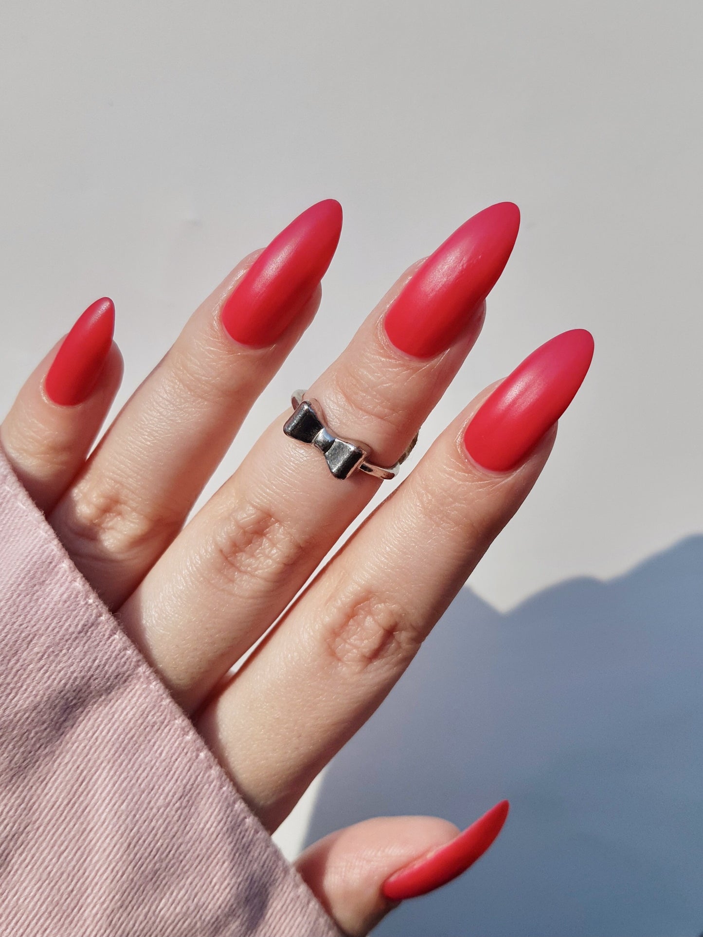 Miss Nails Matte Nail Enamel - Scarlet Red