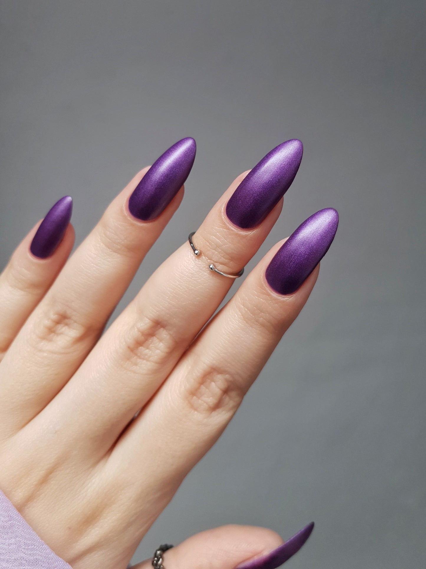 Miss Nails Matte Nail Enamel - Purple Haze