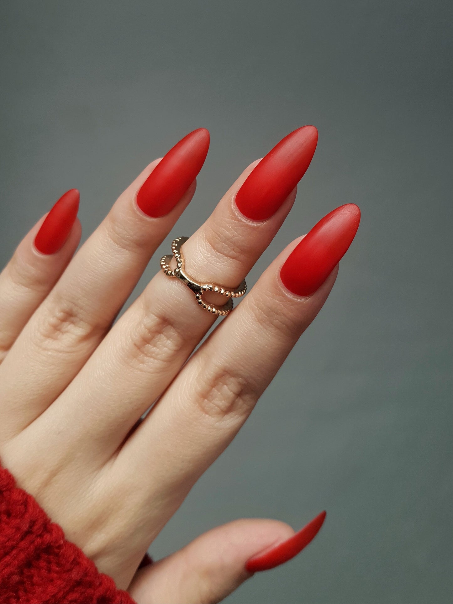 Miss Nails Matte Nail Enamel - Red Alert