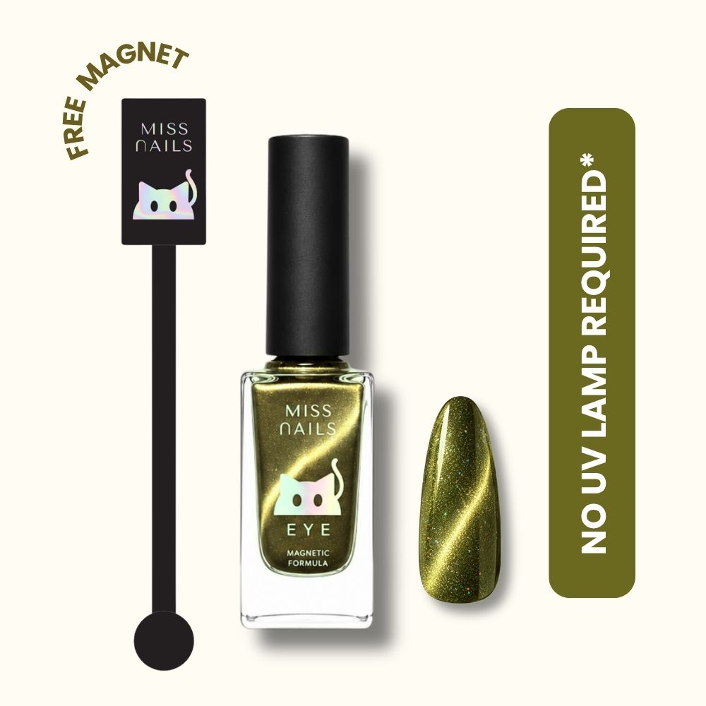 Non-UV Cat Eye Magnetic Nail Polish - (Green Grassland)