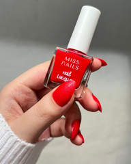 Miss Nails Nail Lacquer - Cherry Red