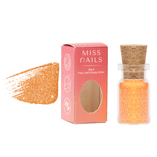 Miss Nails 3 in 1 Glitter - ( Orange Me Up 31 )