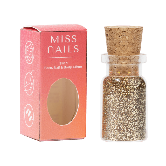 Miss Nails 3 in 1 Glitter - ( Some Gold 26 )