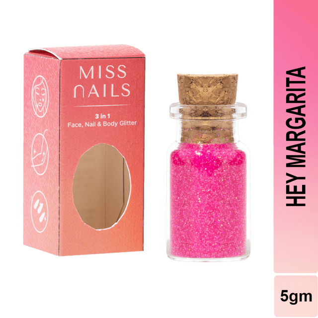 Miss Nails 3 in 1 Glitter - ( Hey Margarita 50 )