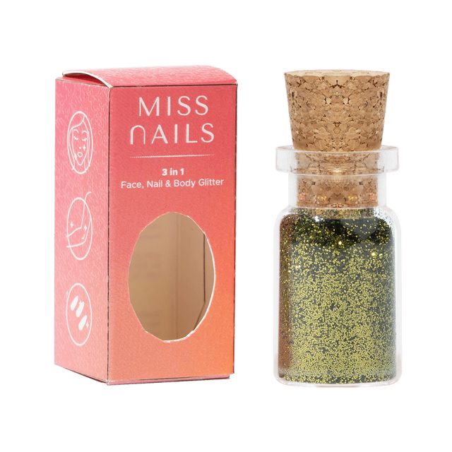 Miss Nails 3 in 1 Glitter - ( Olive Lover 8 )