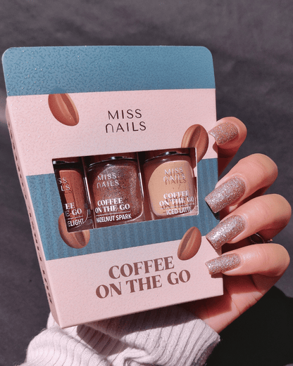 Hazelnut spark swatch with Coffee Kit