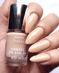 Iced latte - beige caramel brown - swatch enail diaries 