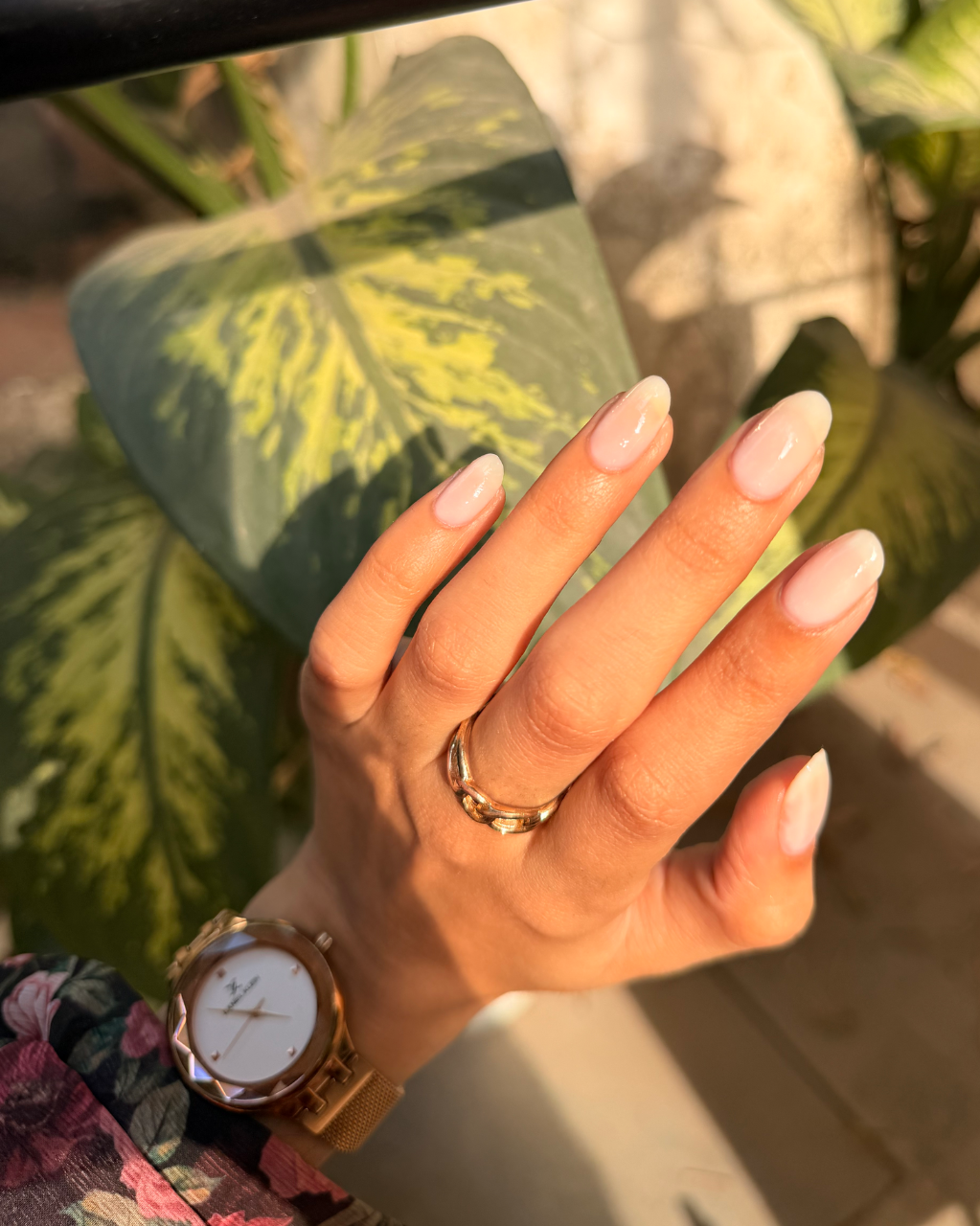 DIY Milky Coconut Nails