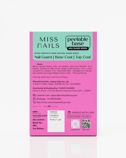 Peel Off Base Coat 10 mL