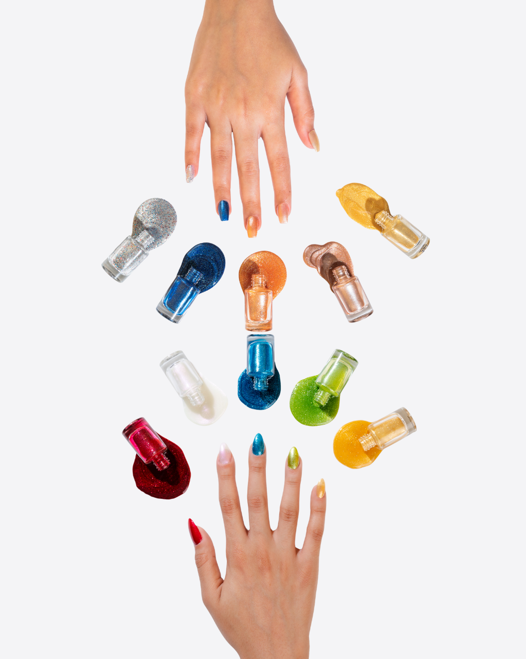 Miss Nails Paint Me Preety Combo-Queen of Quartz & La La Land