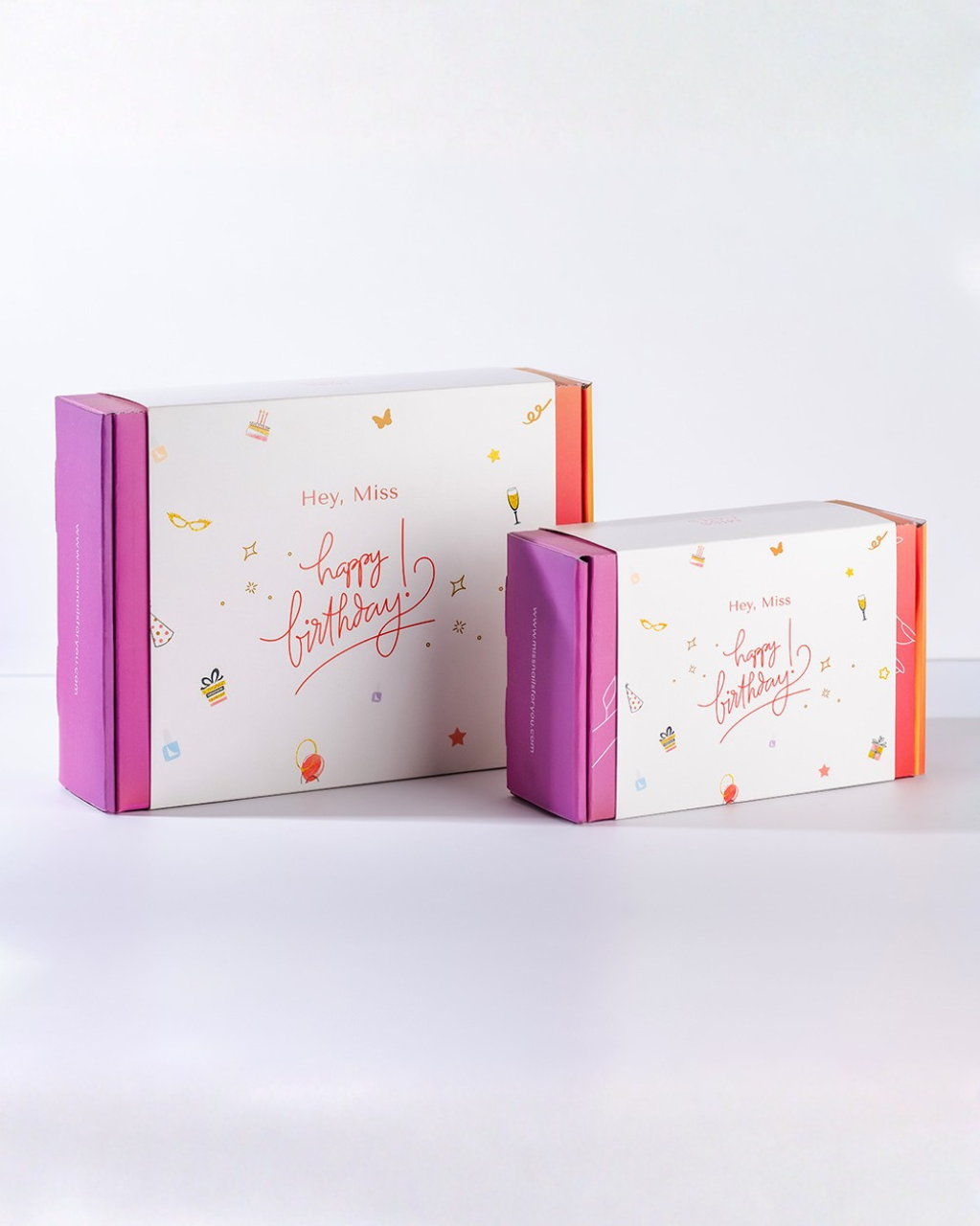 Birthday Gift Sleeve – “Hey Miss, Happy Birthday”