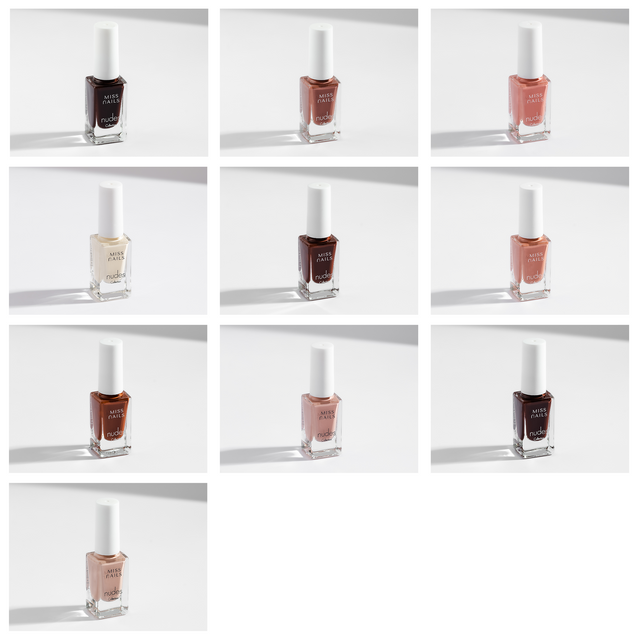 Miss Nails Nudes Please! - Set of 10 Nail Enamels
