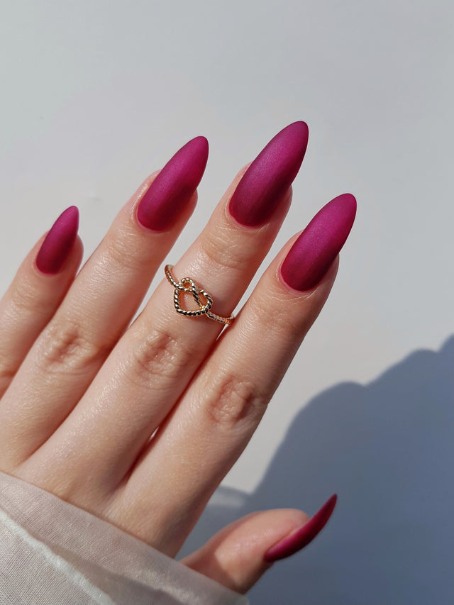 Miss Nails Matte Nail Enamel - Bubble Wine