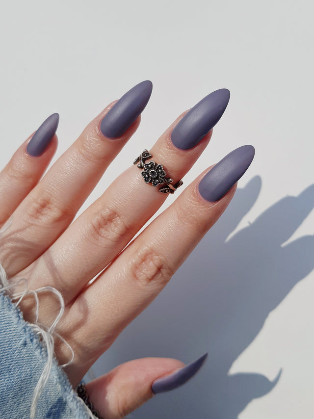 Miss Nails Matte Nail Enamel - Gray Goose