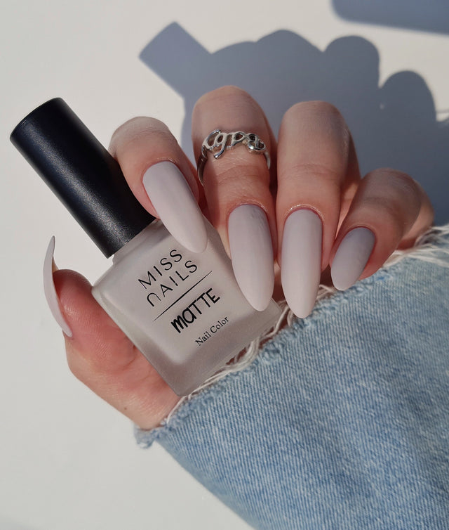 Miss Nails Matte Nail Enamel - Jade Rose