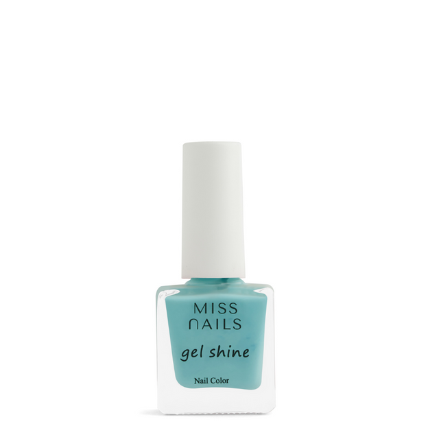 Miss Nails Gel Shine Nail Enamel - Morning Blues