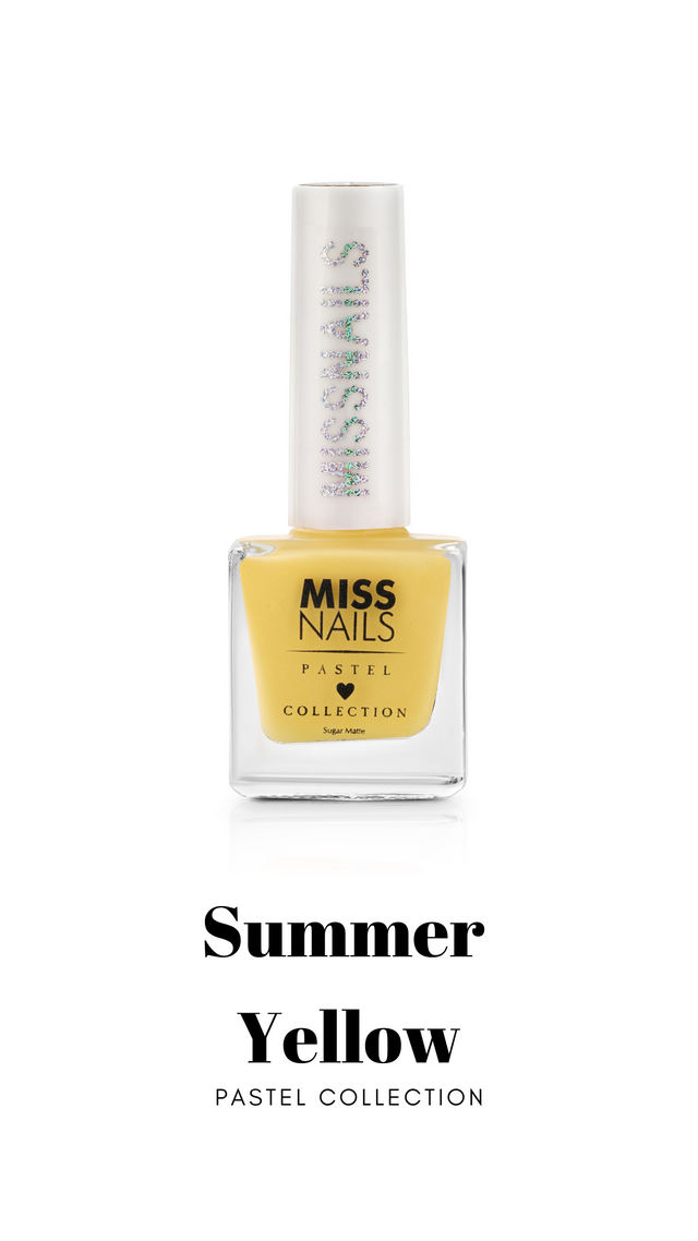 Miss Nails Pastel Nail Enamel - Summer Yellow