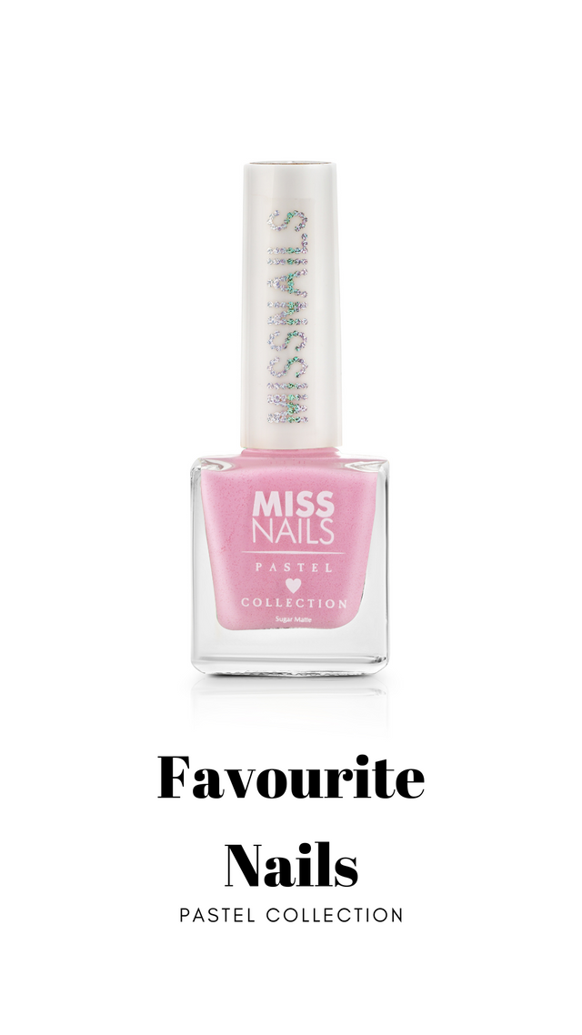 Miss Nails Pastel Nail Enamel - Favourite Nails
