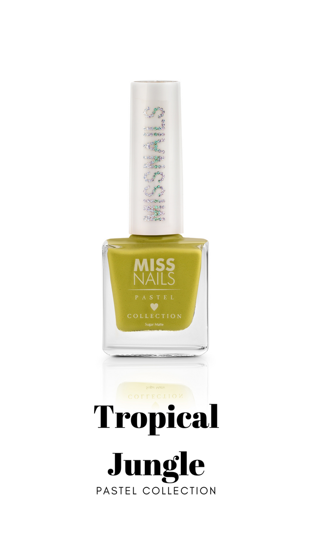 Miss Nails Pastel Nail Enamel - Tropical Jungle