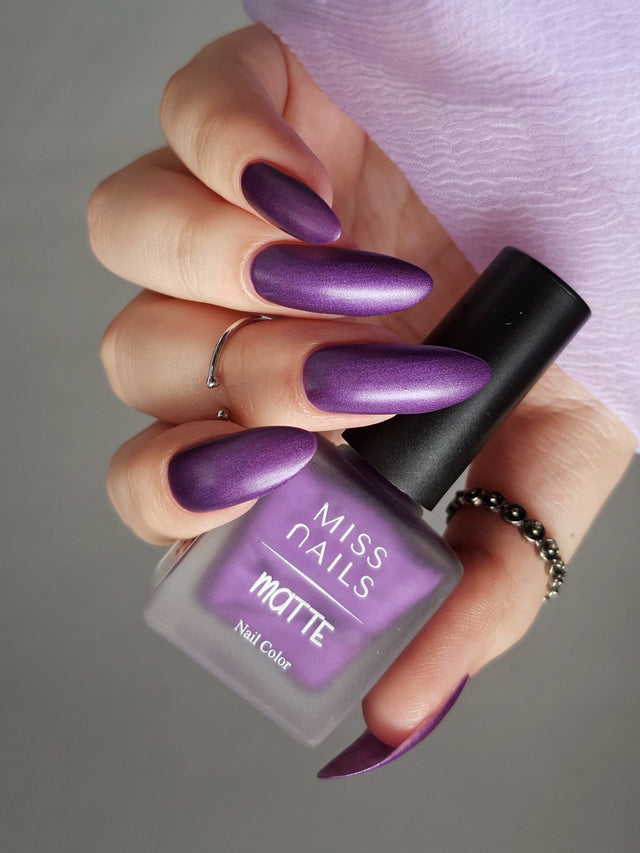 Miss Nails Matte Nail Enamel - Purple Haze