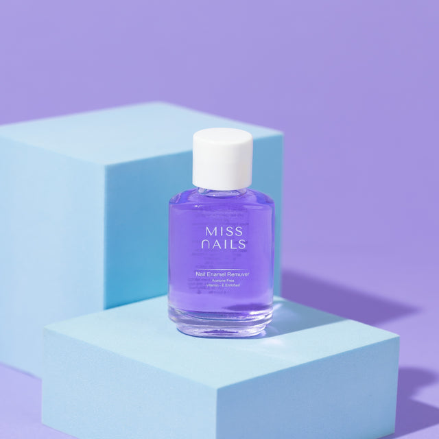 Miss Nails Nail Enamel Remover Acetone-free - VIOLET