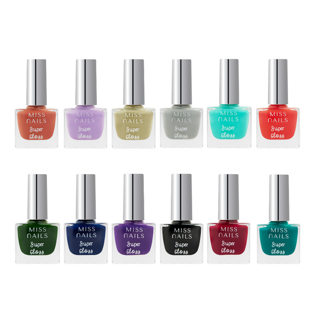 Miss Nails Super Gloss 12 PCS Combo - 01