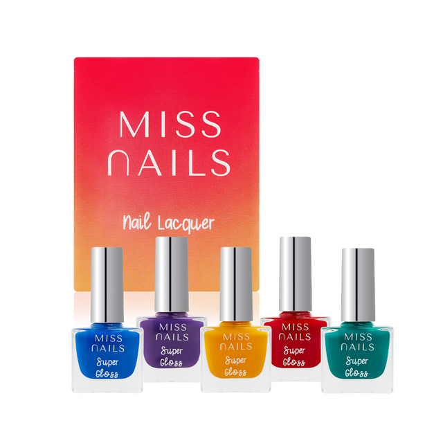 Miss Nails Super Gloss 5 Pcs Combo - 02