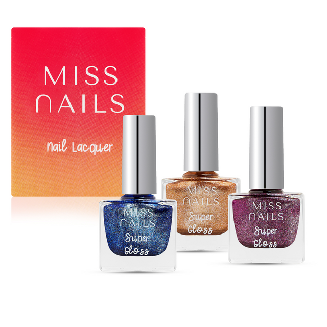 Miss Nails Super Gloss 3 PCS Combo - 03