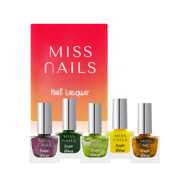 Miss Nails Super Gloss 5 Pcs Combo - 04