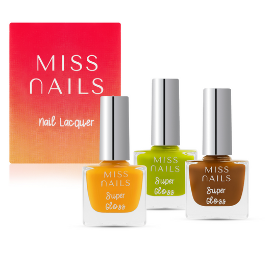 Miss Nails Super Gloss 3 PCS Combo - 06