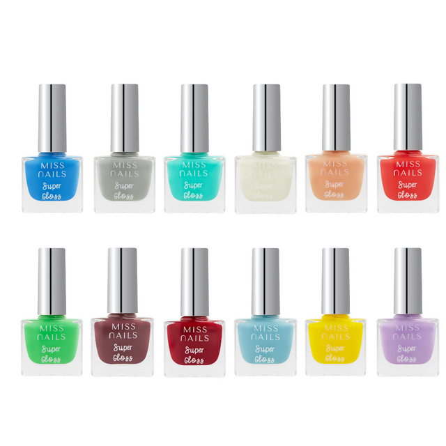 Miss Nails Super Gloss 12 PCS Combo - 06