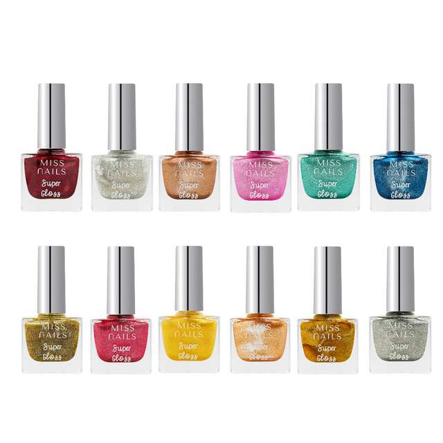 Miss Nails Super Gloss 12 PCS Combo - 08