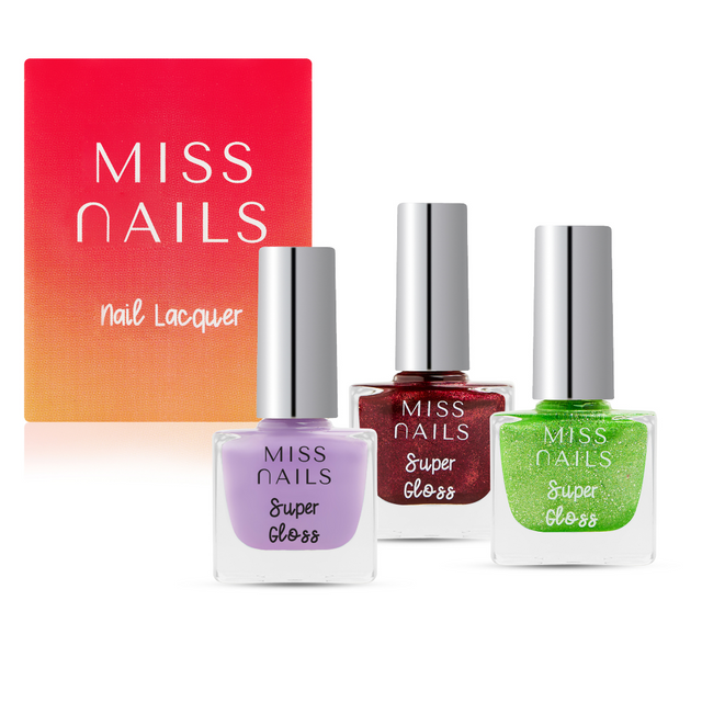 Miss Nails Super Gloss 3 PCS Combo - 11