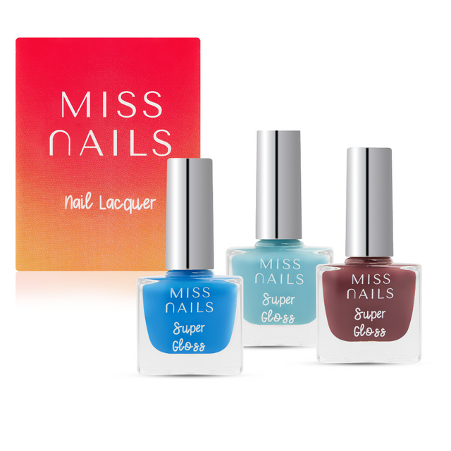Miss Nails Super Gloss 3 PCS Combo - 13